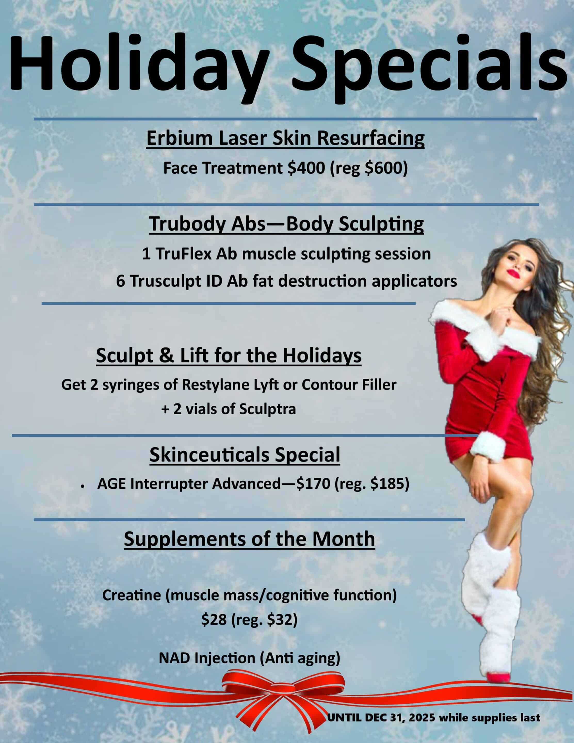 January 2025 Specials