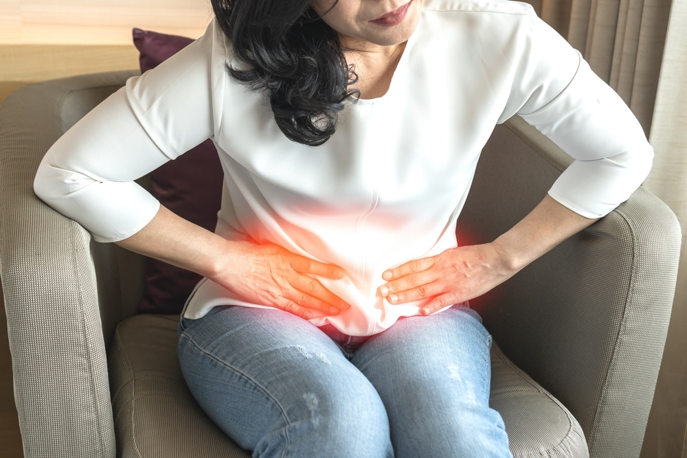Abdominal,Pain,In,Woman,With,Stomachache,Illness,From,Menstruation,Cramps,